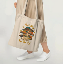 Load image into Gallery viewer, Feeling Groovy Mushroom Shopping Bag
