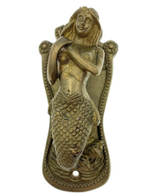 Load image into Gallery viewer, Antiqued Brass Mermaid Hook
