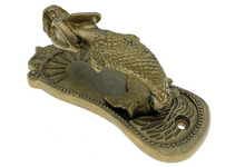Load image into Gallery viewer, Antiqued Brass Mermaid Hook
