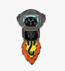 Space Cat Enamel Pin