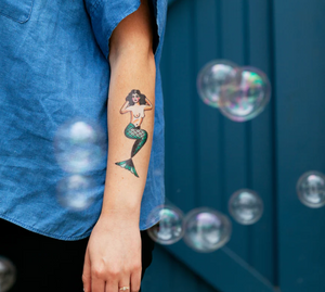 Tattly Mermaid Tattoos (Pair)