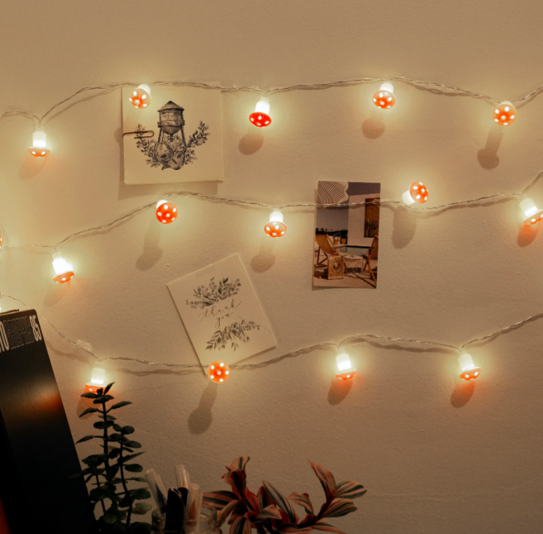 Mushroom String Lights