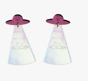 Cat From Meow-ter Space Earrings