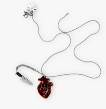 Load image into Gallery viewer, Chopped Heart Necklace
