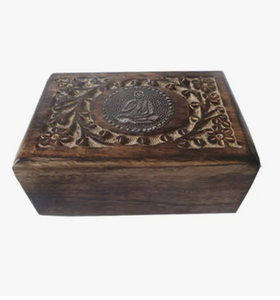 Buddha Carved Trinket Box