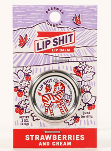 Lip Shit Lip Balm {Strawberries & Cream}