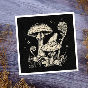 Enchanted Forest Frog Print