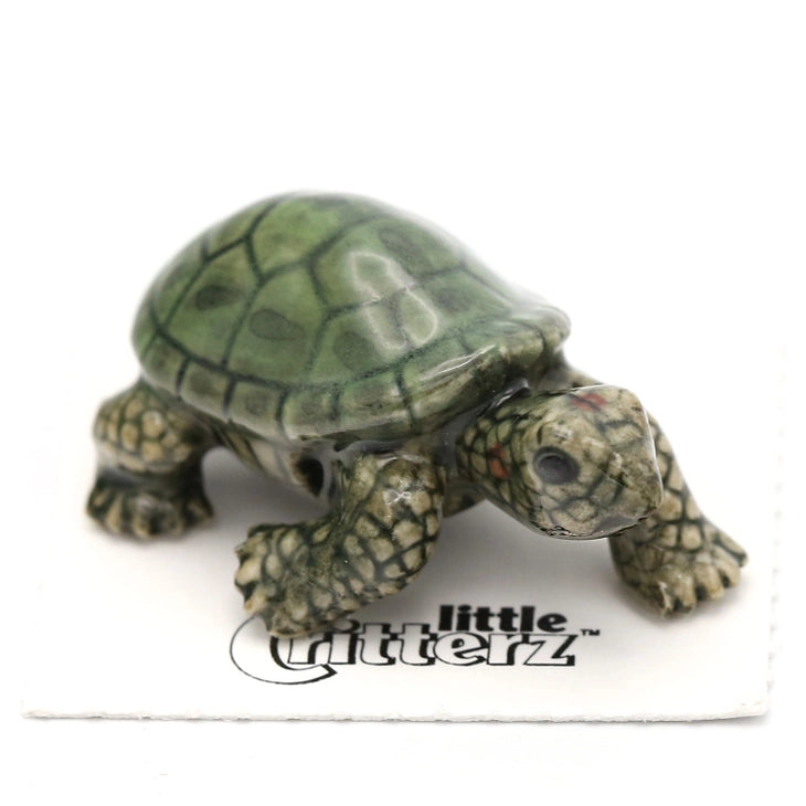 Slowpoke Garden Turtle Porcelain Miniature