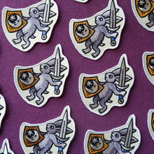 Load image into Gallery viewer, Medieval Warrior Rabbit Patch

