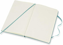 Load image into Gallery viewer, Moleskine Classic Notebook | Soft Cover | Large (5 x 8.25&quot;) | Ruled/Lined | Reef Blue | 192 Pages
