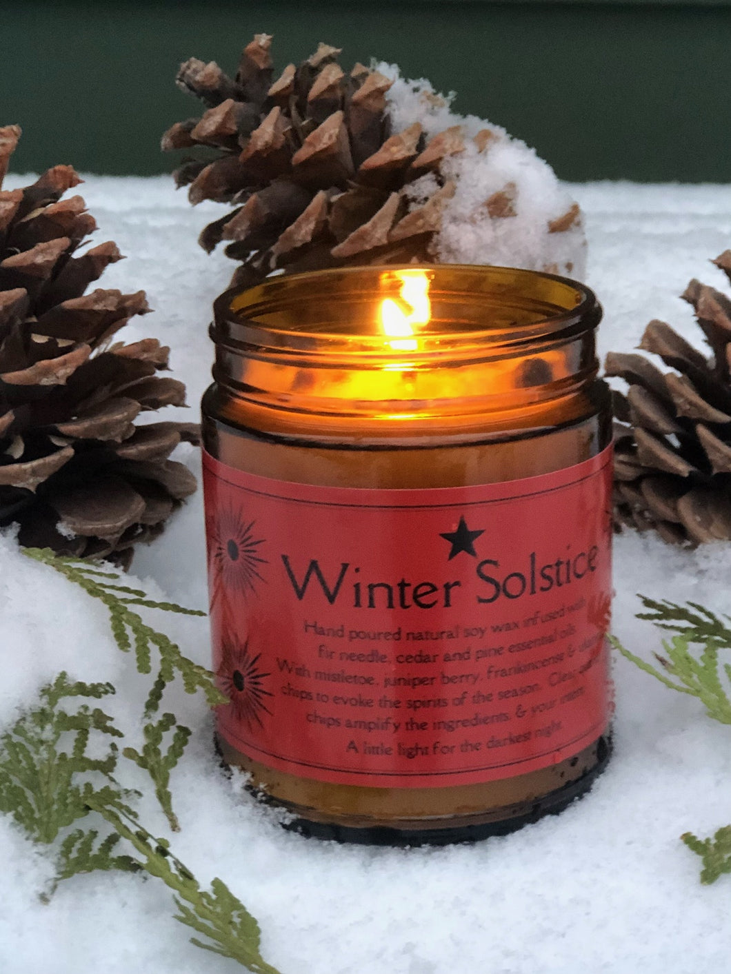 Winter Solstice Spell Candle