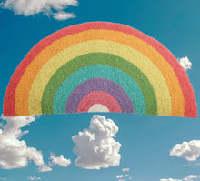 Load image into Gallery viewer, Rainbow Shaped Hook Pillow
