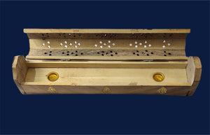 Covered Wood Incense Burner
