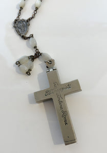 Vintage Rosary with Reliquary Crucifix