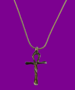 Vintage Sterling Ankh on Chain