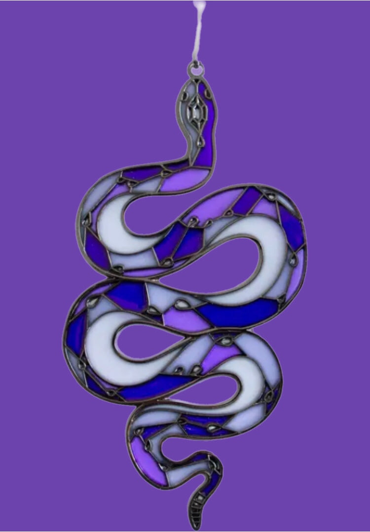 Snake Suncatcher (Purple)