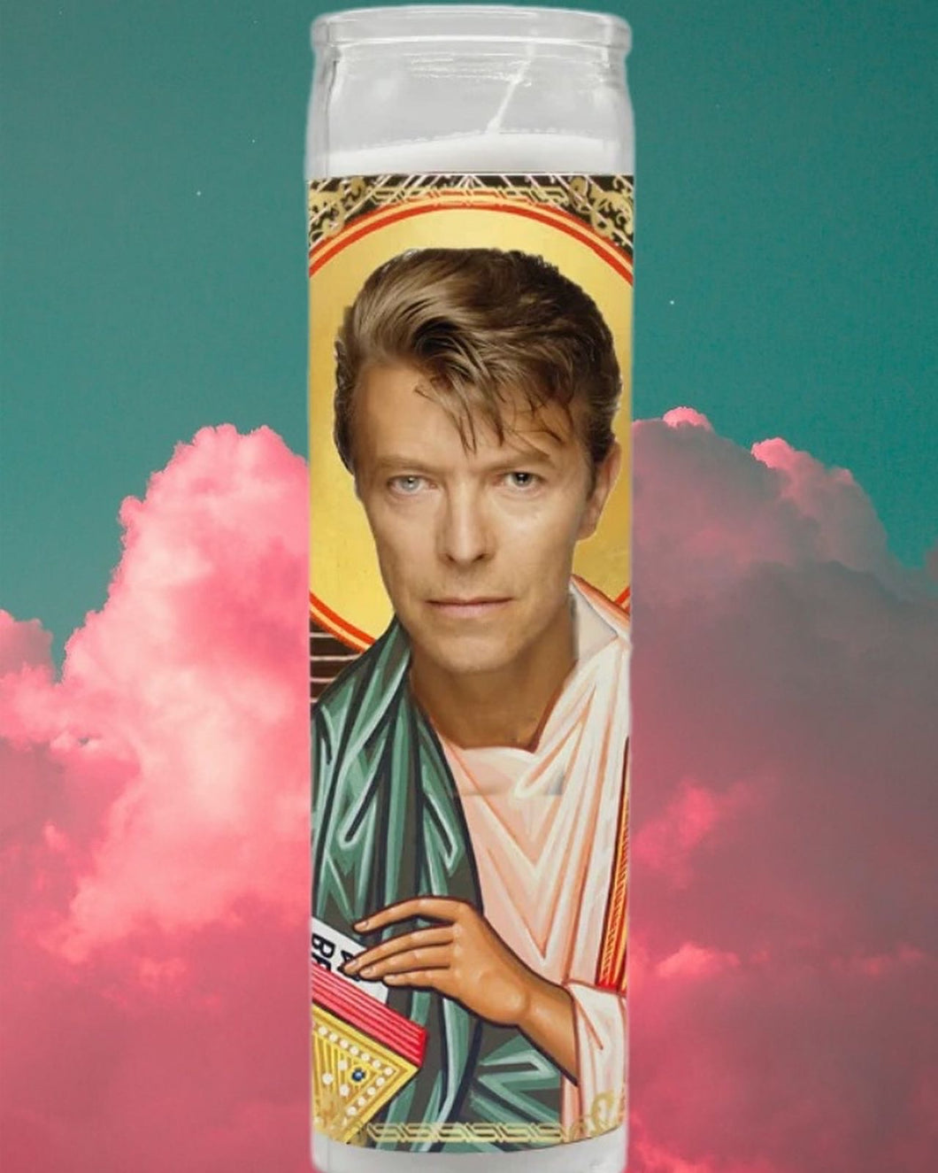 David Bowie Prayer Candle