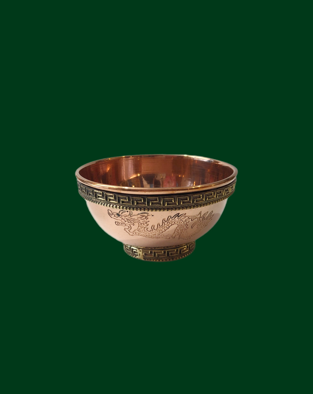 Copper Dragon Offering Bowl/Incense Burner