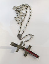 Load image into Gallery viewer, Vintage Rosary with Reliquary Crucifix
