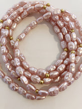 Load image into Gallery viewer, Vintage Pink Freshwater Pearl Necklace

